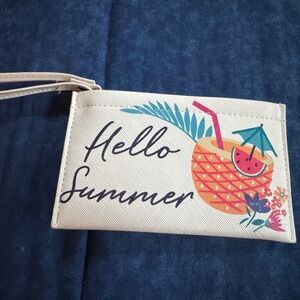 Hello Summer Wristlet with Tropical Design